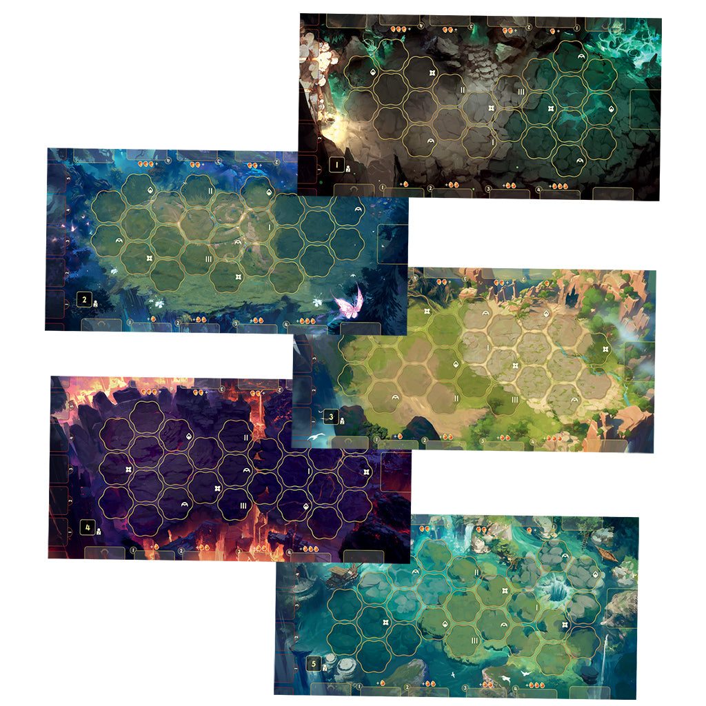 Dragon Eclipse-Arena Playmats (5 Playmats set)
