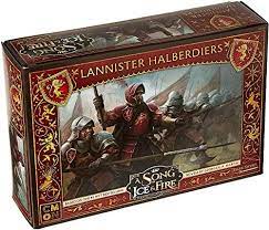 A Song of Ice and Fire Tabletop Miniatures Game Lannister Halberdiers Unit