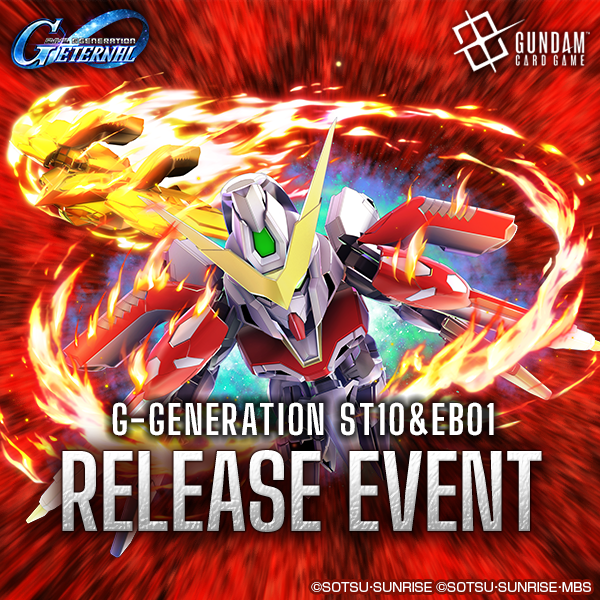EVENT: Gundam Card Game G-GENERATION ST10 & EB01 Battle Royale Release Event July 2, 6pm