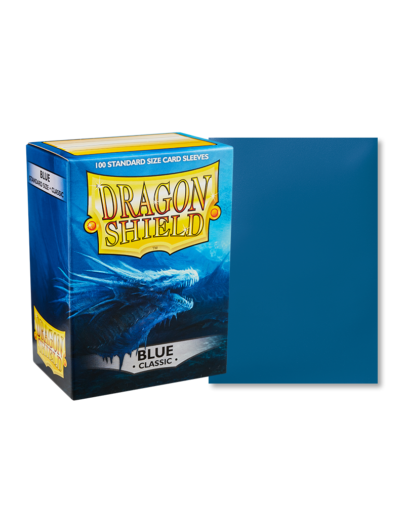 Dragon Shields: (100) Classic Blue