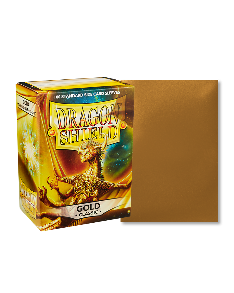 Dragon Shields: (100) Classic Gold