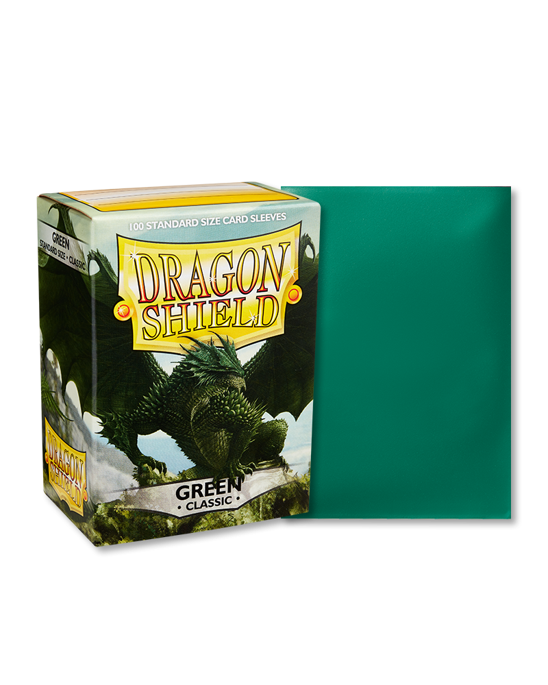 Dragon Shields: (100) Classic Green