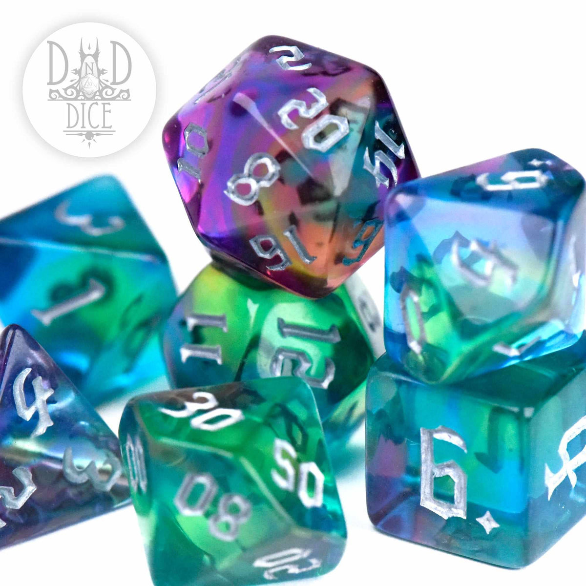DND Dice - Alluring Aurora