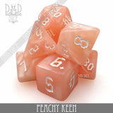 DND Dice - Peachy Keen