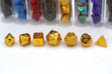 Hymgho Premium Dice - 10MM Mini RPG Dice Set - Gold