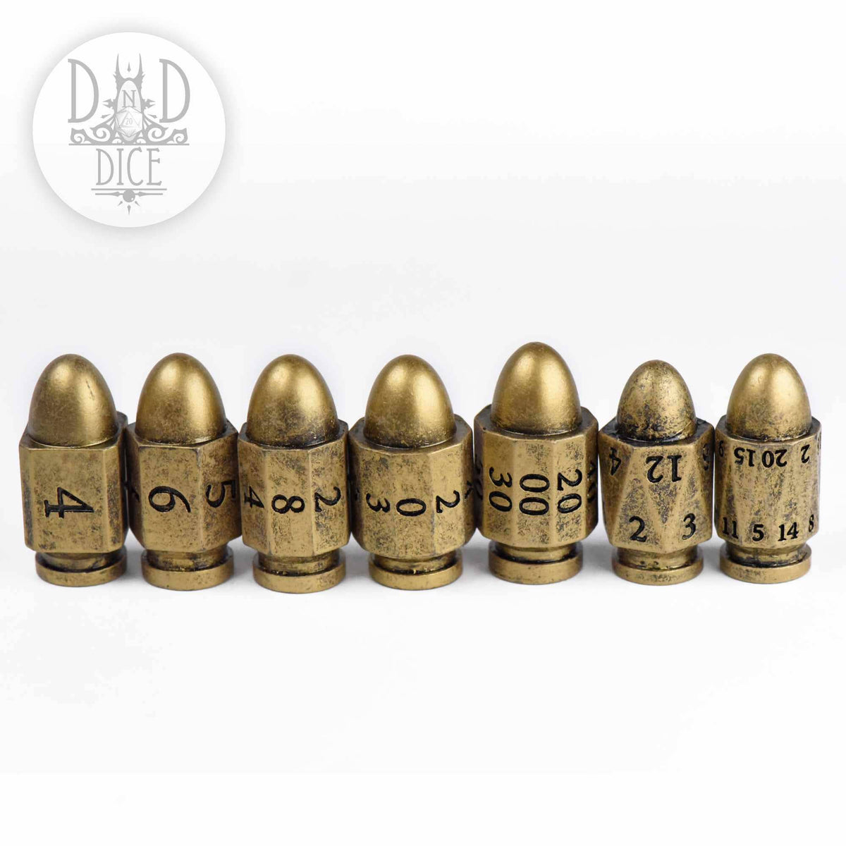 DND Dice - Top Brass