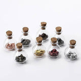 Hymgho Premium Dice - HY00406 Unseelie Tiny Dice Set in Potion Bottle - Rose Gold