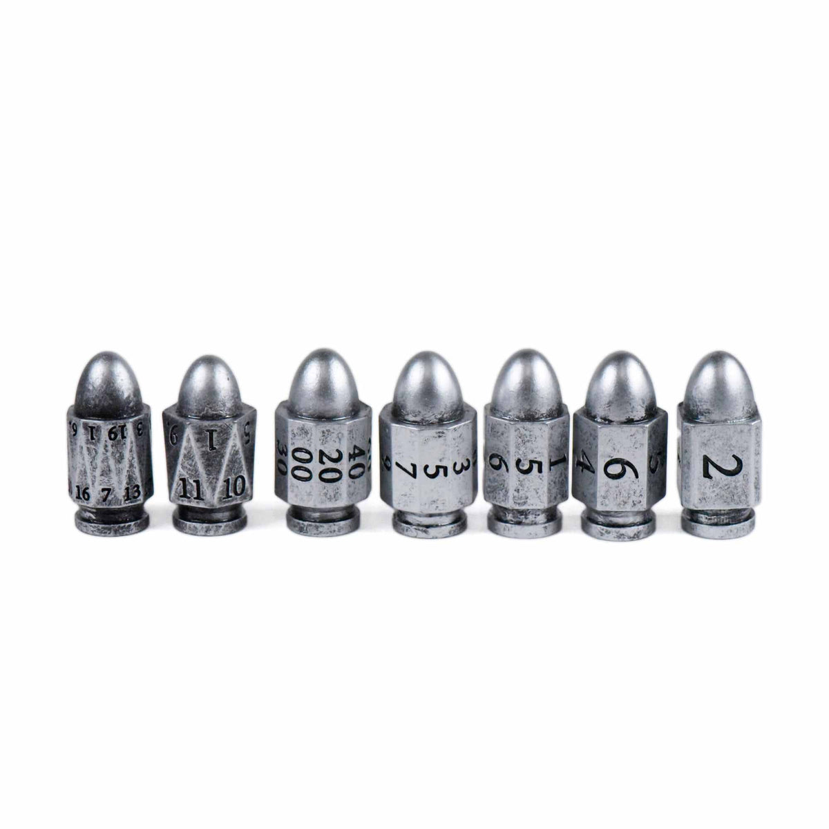 DND Dice - Silver Bullets