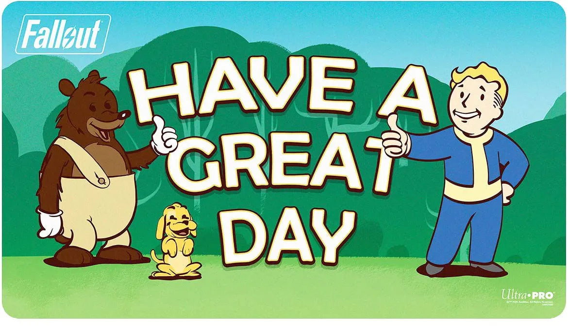 Ultra PRO Fallout - Vault Boy - Play Mat -Have a Great Day