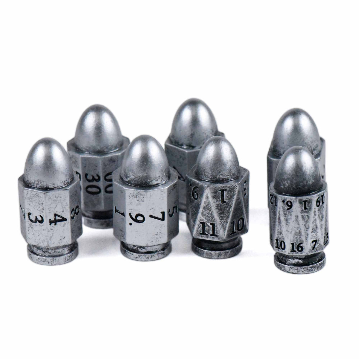 DND Dice - Silver Bullets