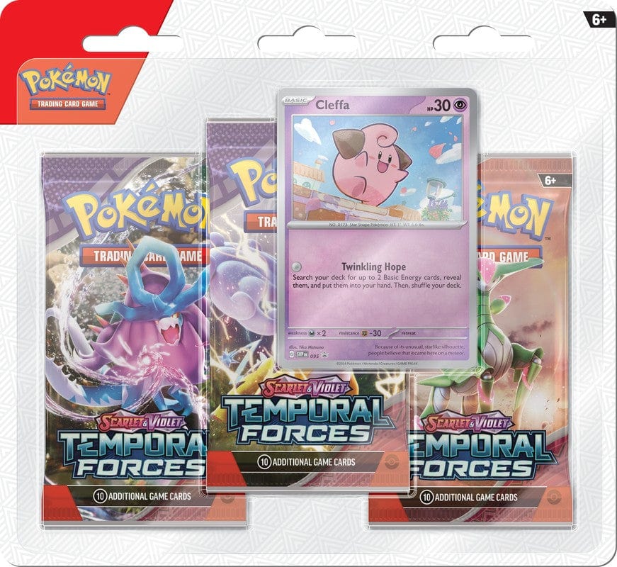 Pokemon TCG: Scarlet & Violet - Temporal Forces Three-Booster Blister