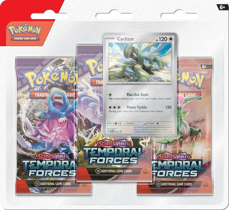 Pokemon TCG: Scarlet & Violet - Temporal Forces Three-Booster Blister