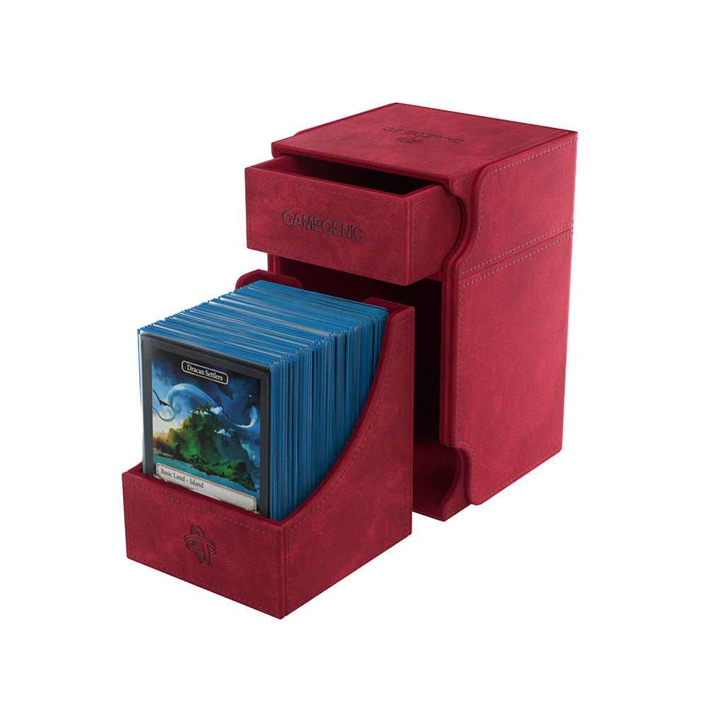 Watchtower 100+ XL Card Convertible Deck Box: Red