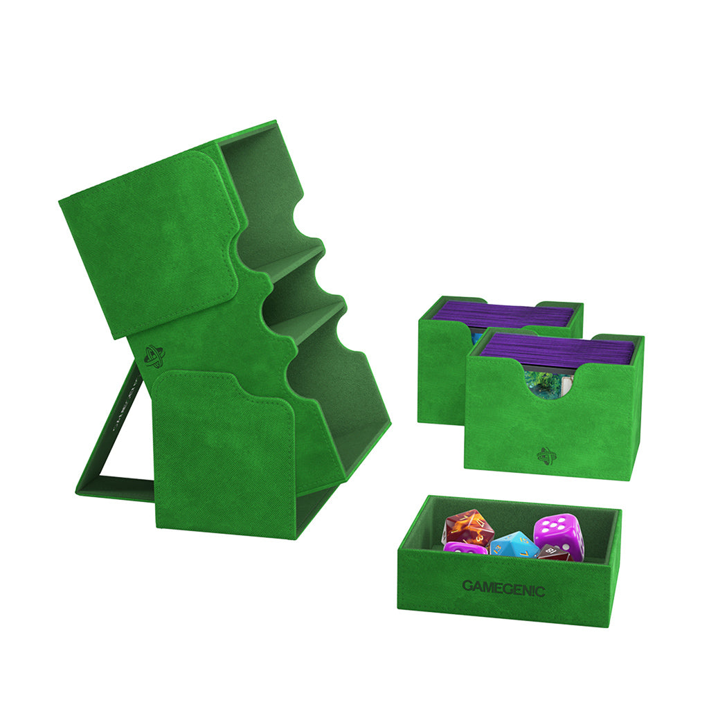 Stronghold 200+ XL Card Convertible Deck Box: Green