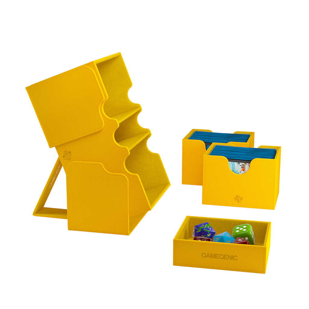 Stronghold 200+ XL Card Convertible Deck Box: Yellow