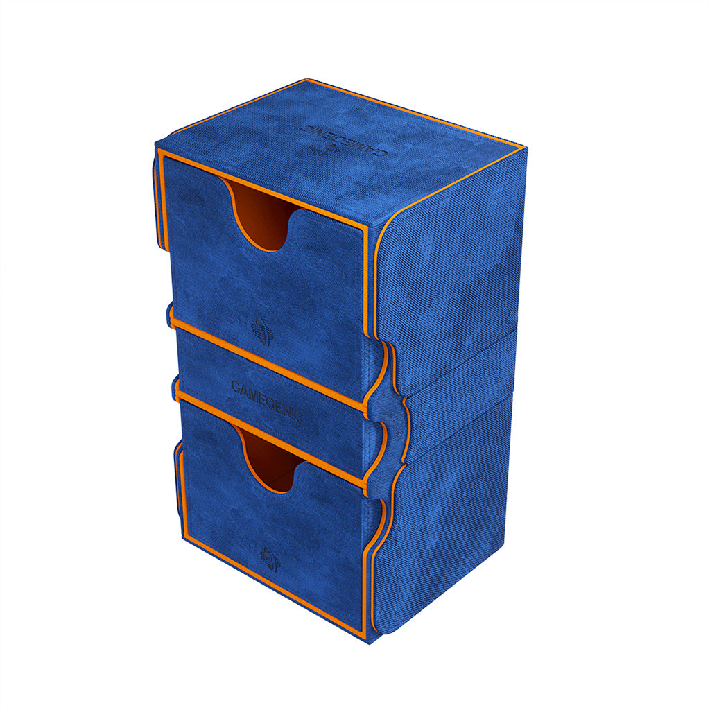 Stronghold 200+ XL Card Convertible Deck Box: Blue/Orange