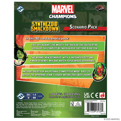 Marvel Champions: The Card Game - Synthezoid Smackdown Scenario Pack