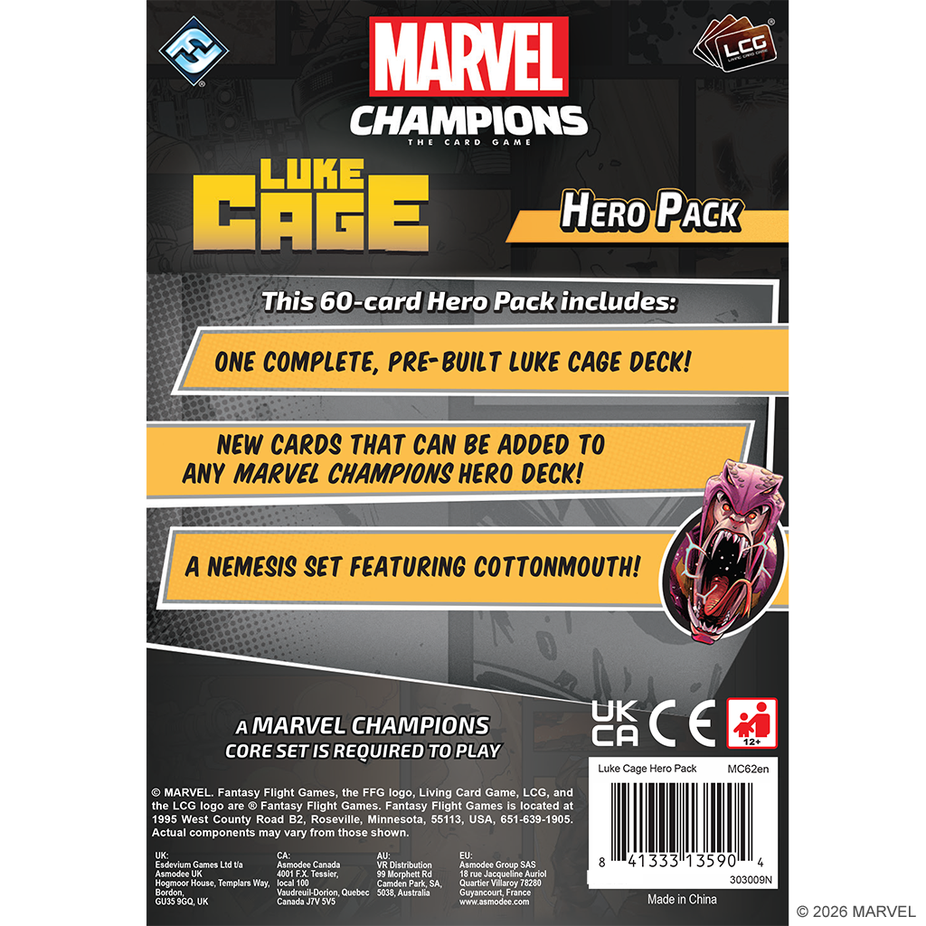 Marvel Champions: The Card Game - Luke Cage Hero Pack