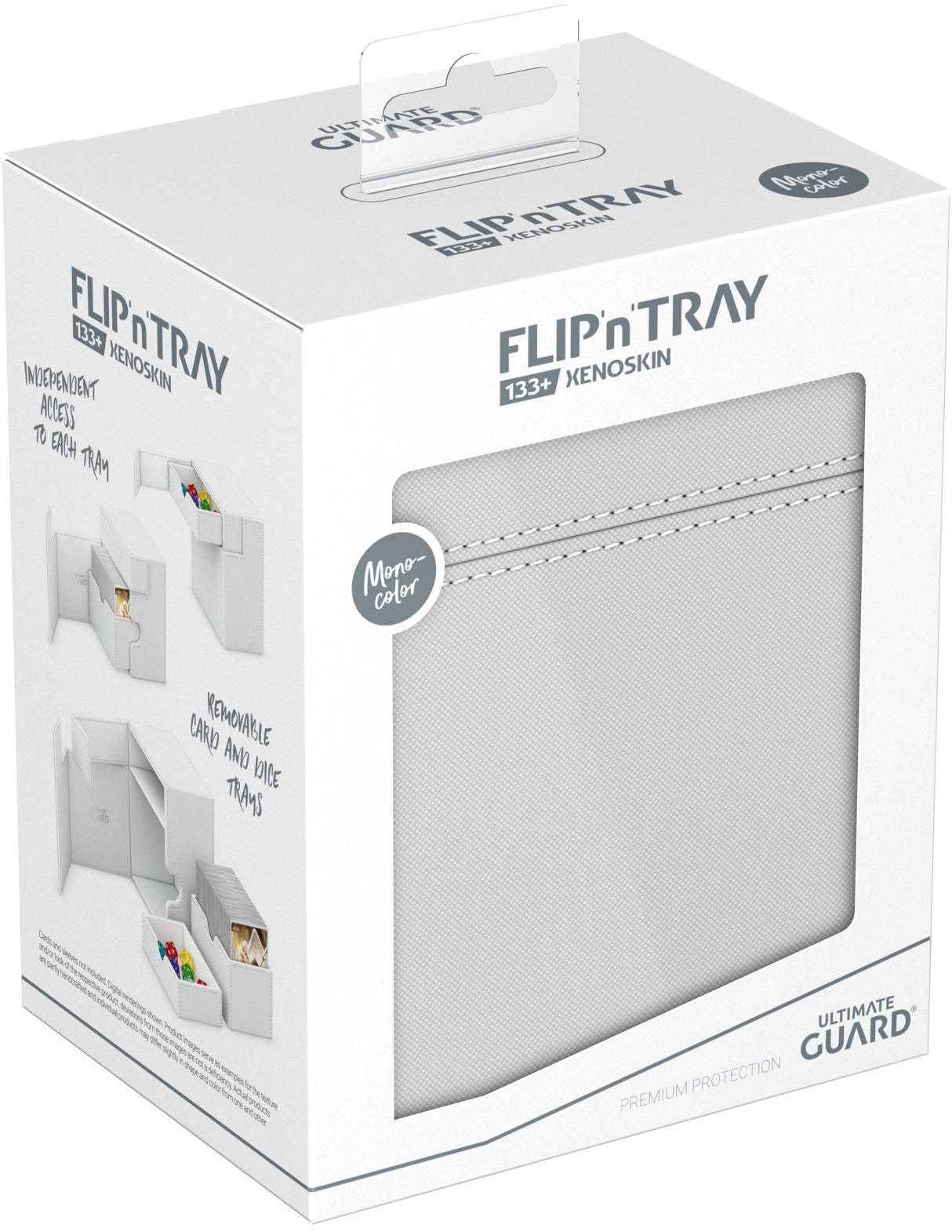 Ultimate Guard Flip n Tray Deck Case Monocolor White 133+