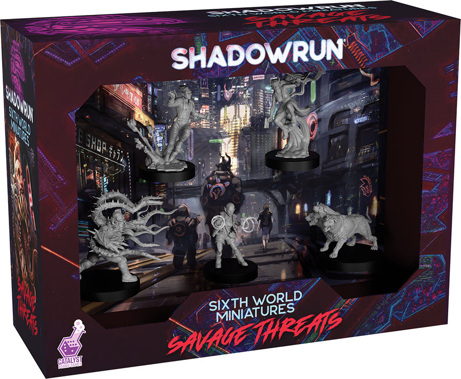 Shadowrun: Savage Threats Miniatures