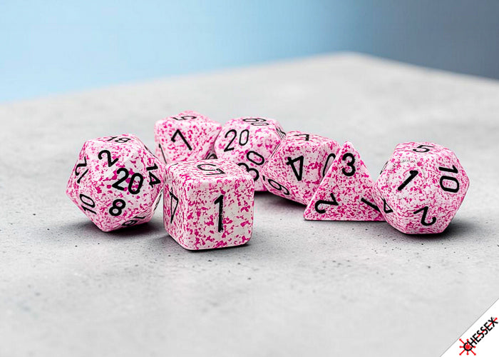 Chessex: Speckled Polyhedral 7-Die Set Pink