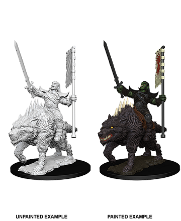 Dungeons & Dragons: Nolzur`s Marvelous Unpainted Miniatures - W7 Orc on Dire wolf