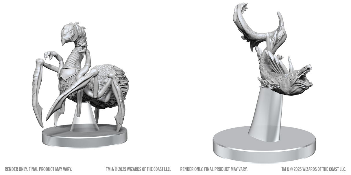 D&D: Nolzur`s Marvelous Unpainted Miniatures - W28 Neogi & Space Eel