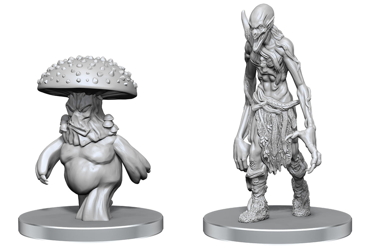 Pathfinder Deep Cuts Unpainted Miniatures: W26 Myceloid & Grimstalker