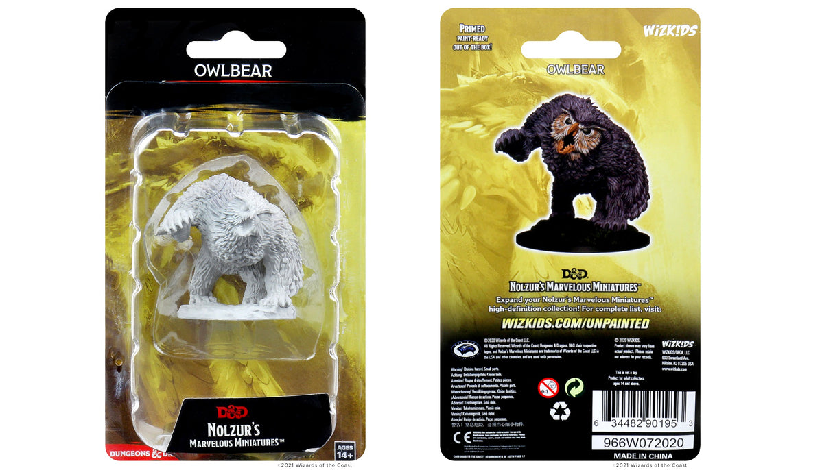 WizKids Deep Cuts Unpainted Miniatures: W12.5 Owlbear