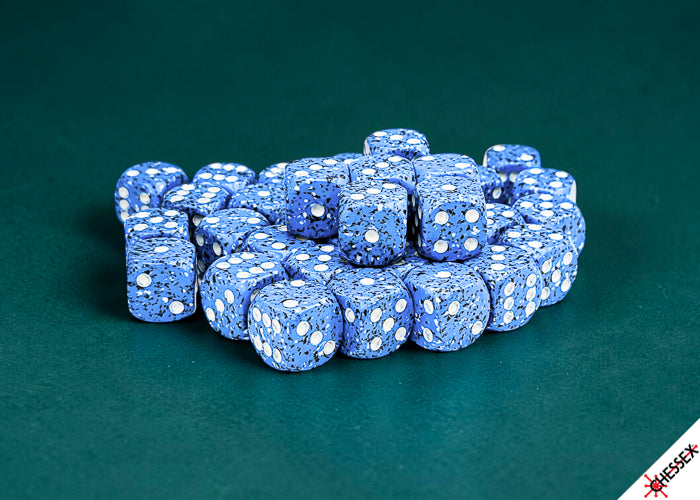 Chessex: 12mm D6 Ocean Stone Dice Block