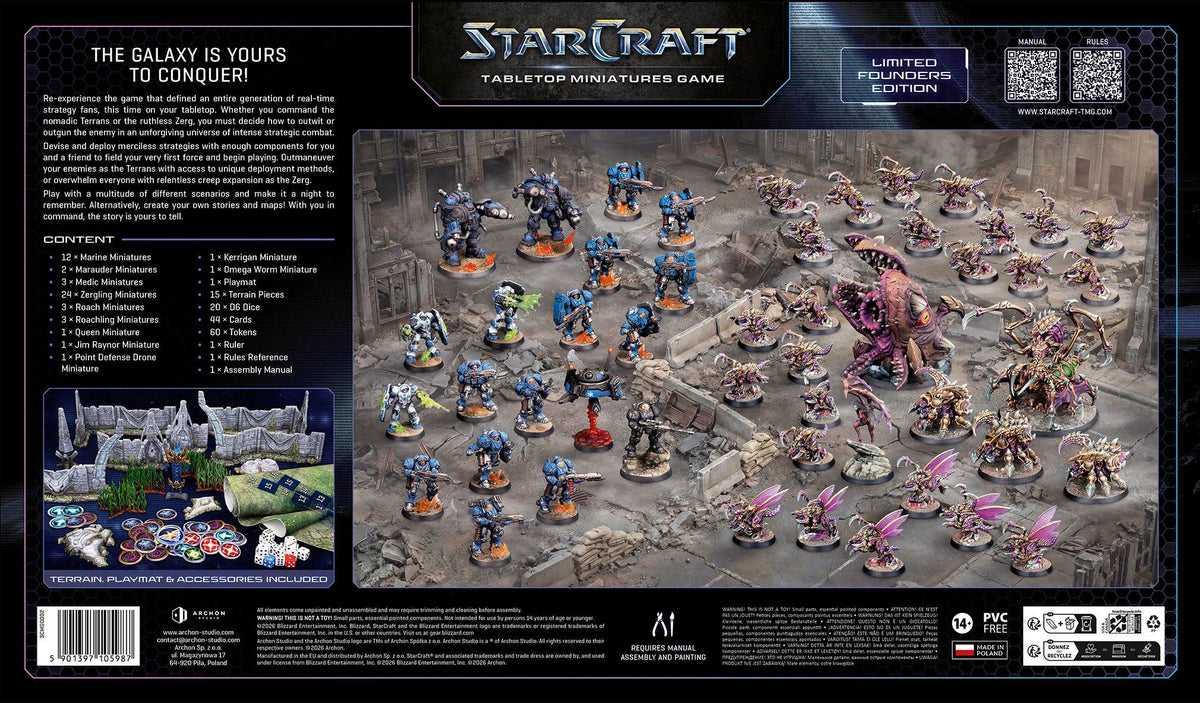 Starcraft: Two Player Starter Set- Founders Edition