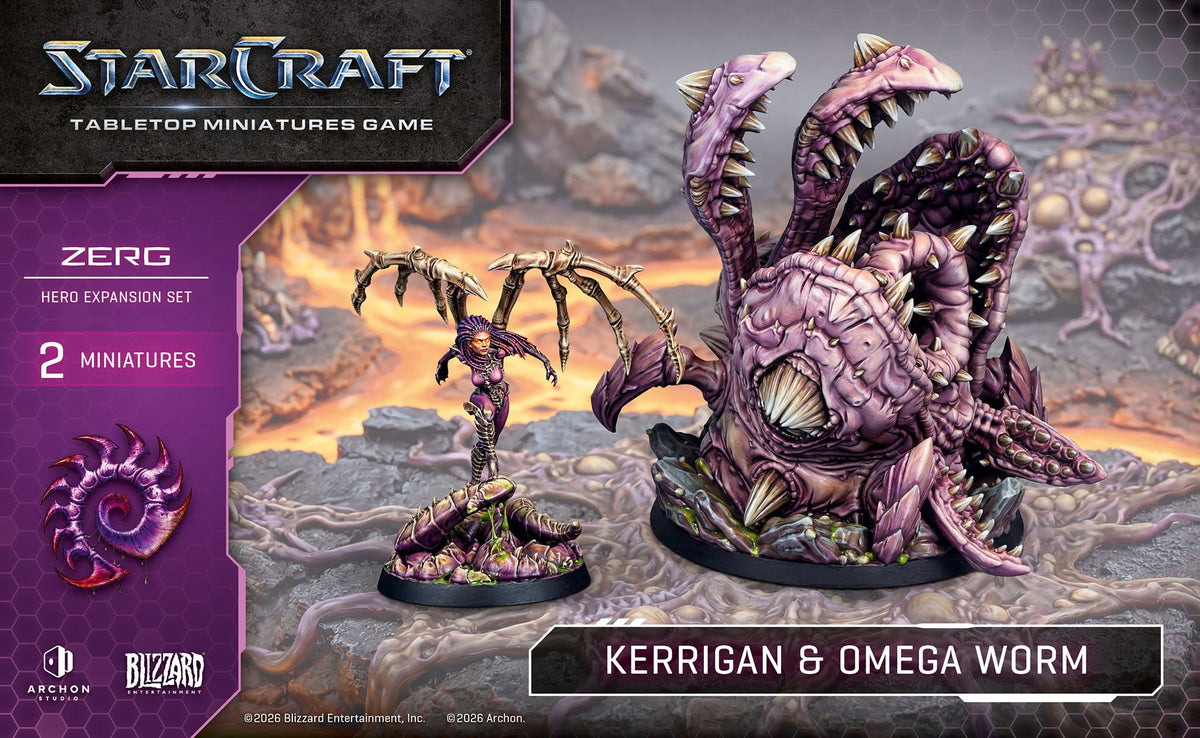 Starcraft: Zerg- Kerrigan & Omega Worm