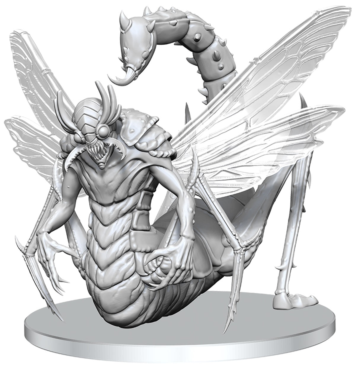 Pathfinder Deep Cuts Unpainted Miniatures: W27 Derakni (Locust Demon)