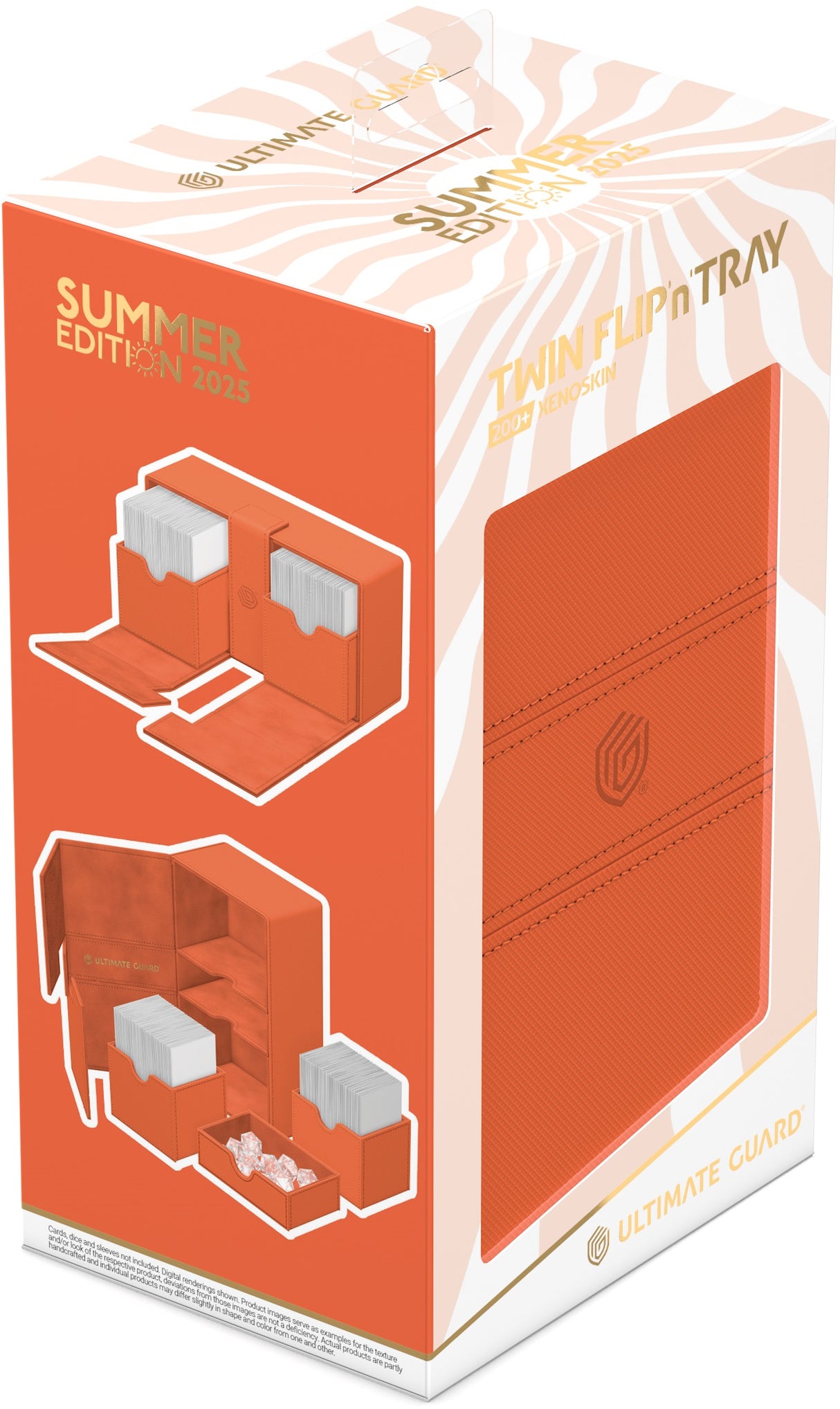 Ultimate Guard Flip n Tray Deck Case 200+ Summer Edition Peach
