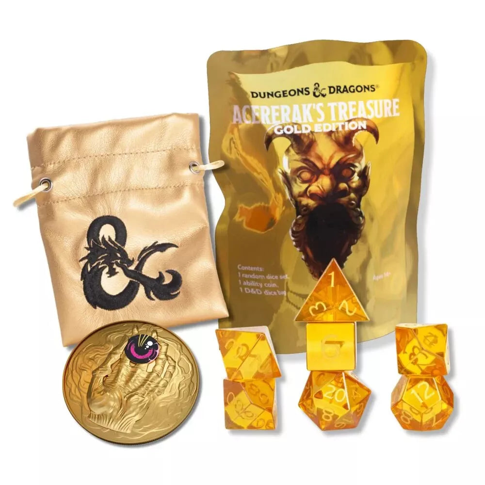 Sirius Dice D&D Acererak's Treasure Gold Edition