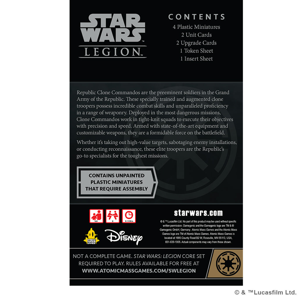 Star Wars Legion: Republic Clone Commandos