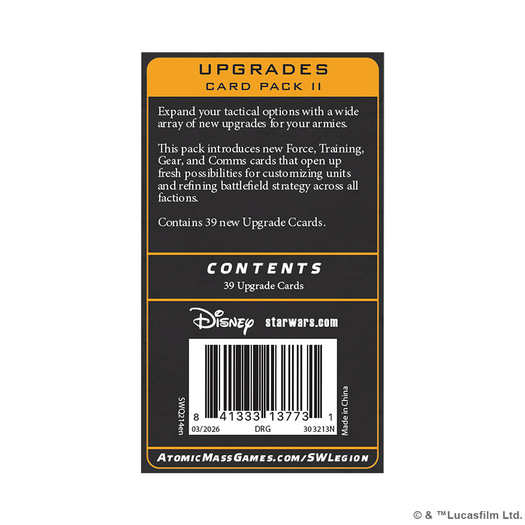 Star Wars: Legion – Upgrades Card Pack 2