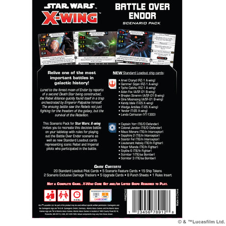 Star Wars X-Wing 2nd Edition: Battle over Endor Scenario Pack