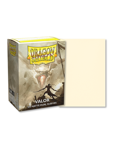 Dragon Shields: (100) Matte Dual - Valor