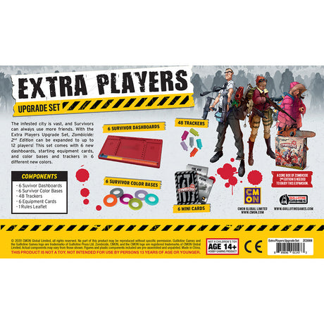 Zombicide: Extra Players Upgrade Set Multilingual