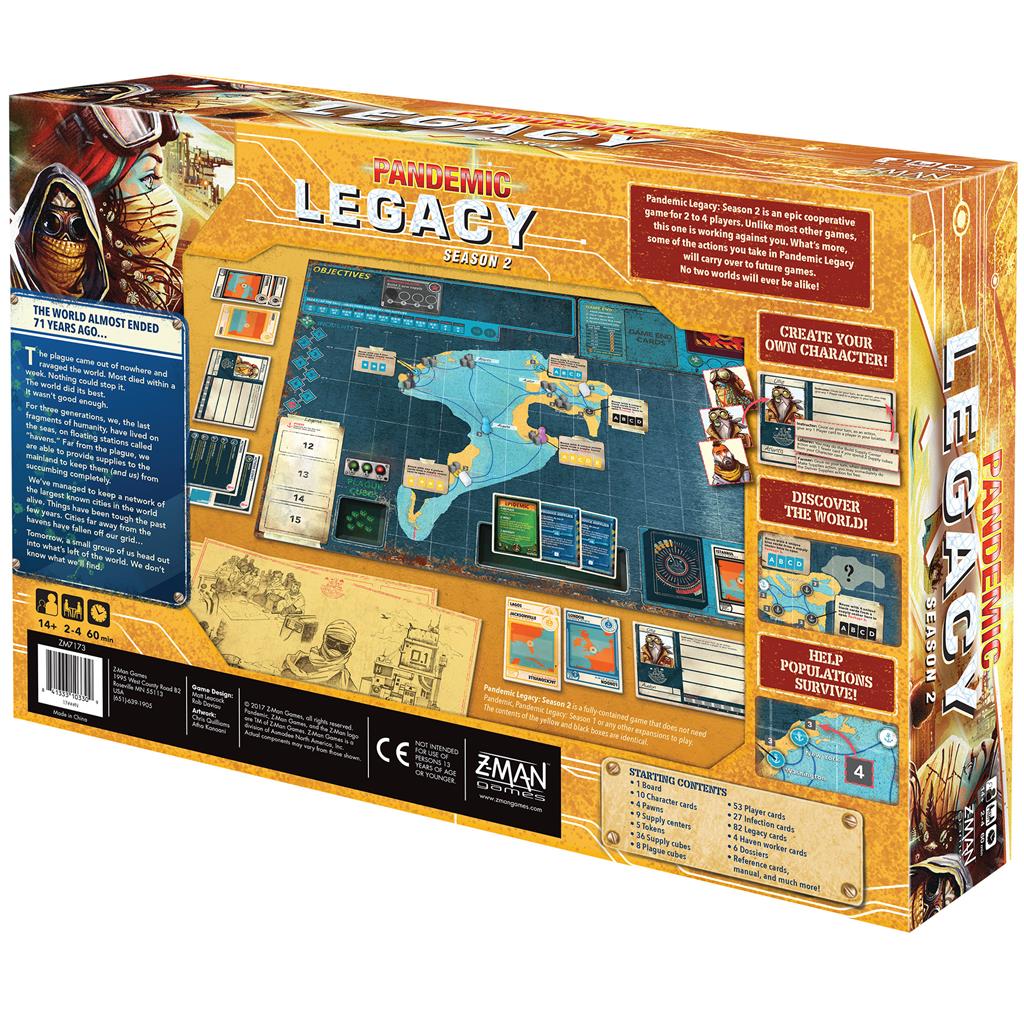 Pandemic: Legacy Season 2 - (Yellow Edition)