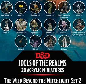 Dungeons & Dragons Fantasy Miniatures: Idols of the Realms 2D The Wild Beyond The Witchlight Set 2