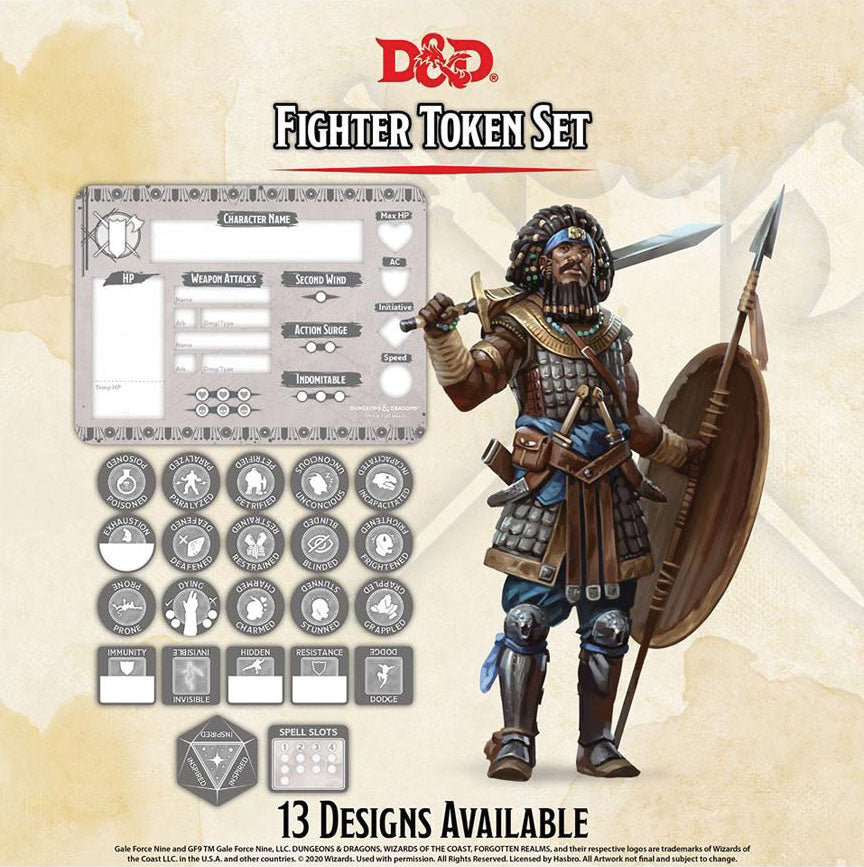 Dungeons and Dragons RPG: Fighter Token Set
