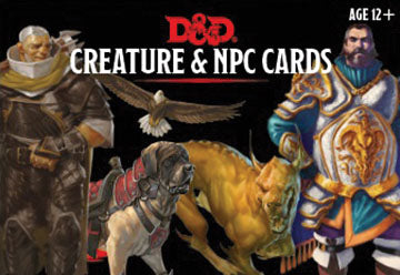 Dungeons & Dragons RPG: Creatures & NPC Cards (182 cards)
