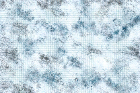 Dungeons & Dragons Fantasy Miniatures: Icons of the Realms Tundra Battle Mat