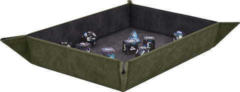 Foldable Dice Rolling Tray - Emerald