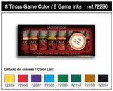 Vallejo Game Color Set: Game Inks (8 @ 17ml)