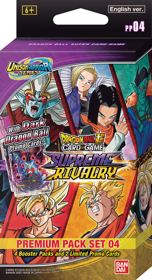 Dragon Ball Super TCG: Unison Warriors - Premium Pack Set 4 Supreme Rivalry