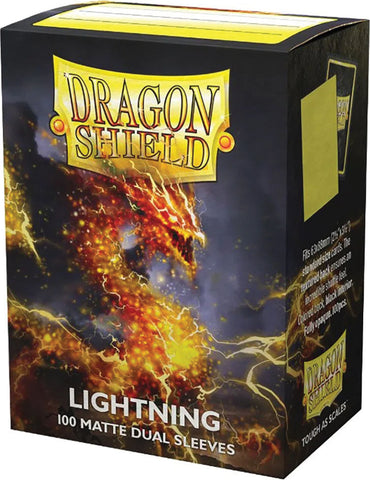 Dragon Shields: (100) Matte Dual - Lightning