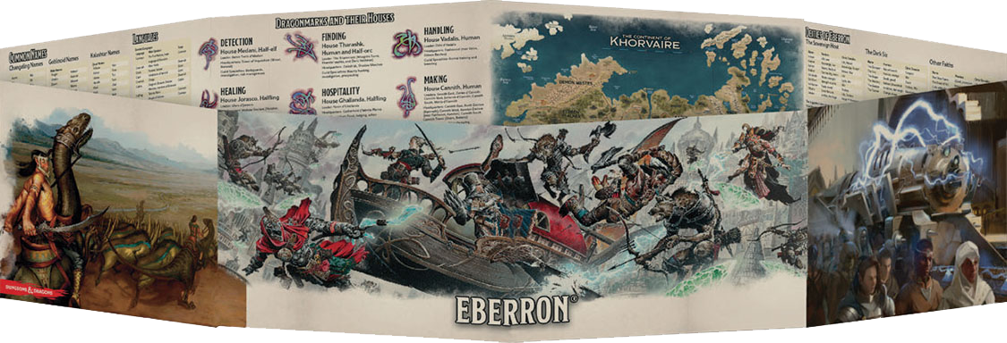 Dungeons & Dragons RPG: Eberron - Rising from the Last War DM Screen
